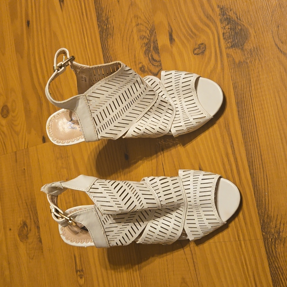 White sandal